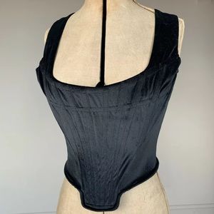 Vivienne Westwood Velvet Corset Top Size M/10